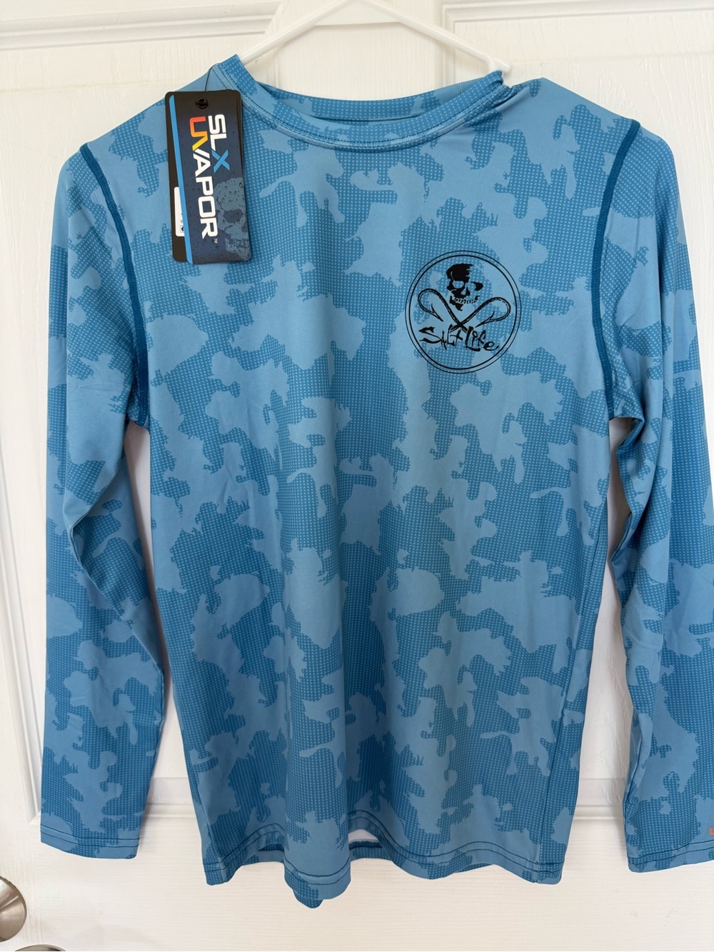 NWT Youth Boys Salt Life Long Sleeve Performance Shirt, Size YM